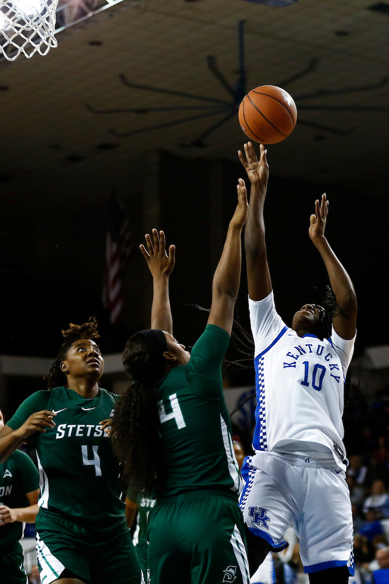 Rhyne Howard.

Kentucky beats Stetson 67-48,

Photo by Grace Bradley | UK Athletics