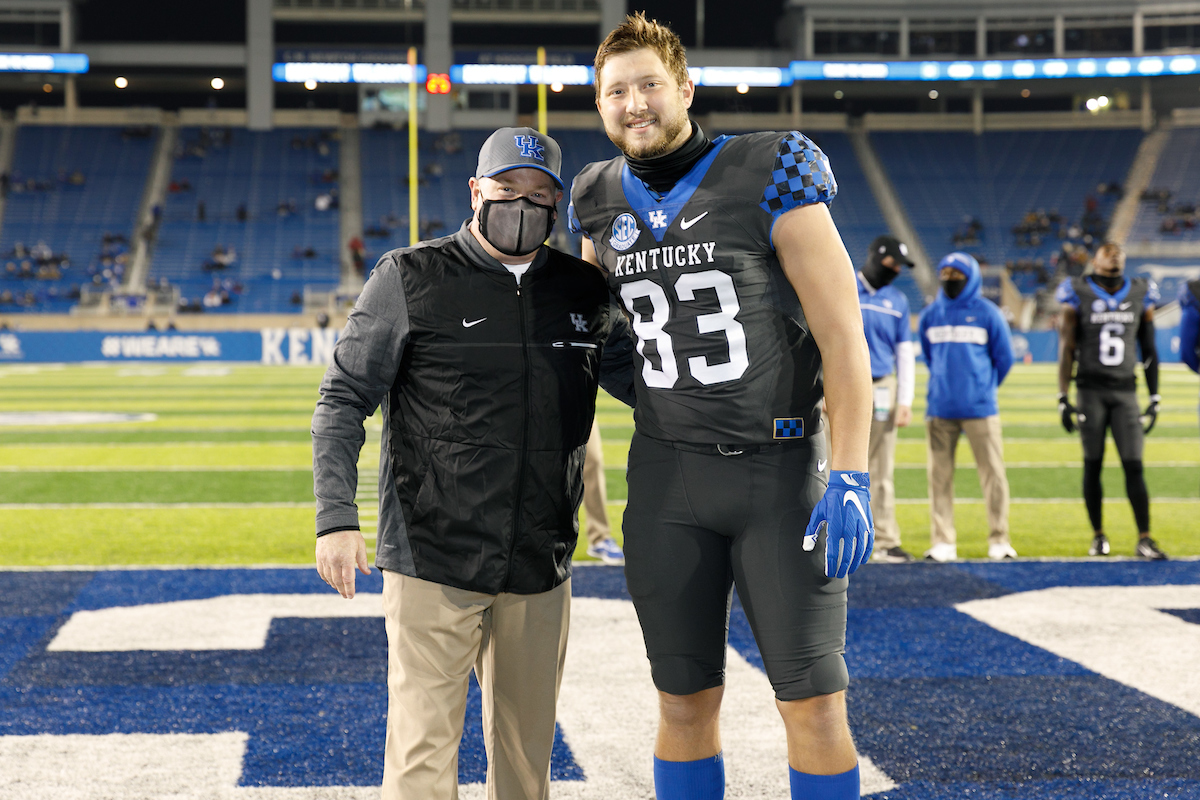 JUSTIN RIGG.

Kentucky beats South Carolina, 41-18.

Photo by Elliott Hess | UK Athletics