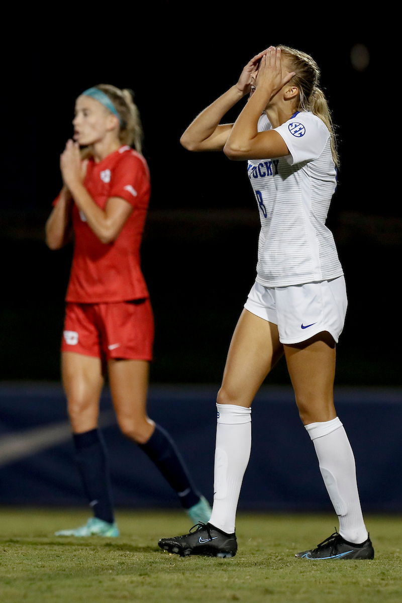 Hannah Richardson.

Kentucky ties Dayton 0-0.

Photos by Chet White | UK Athletics
