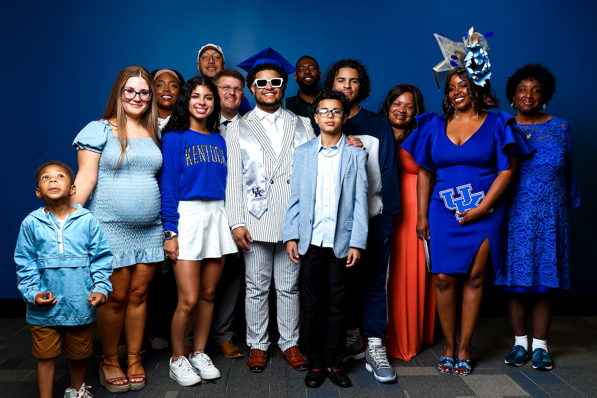 Manny Harper.

May 2022 CATS graduation.

Photo by Eddie Justice | UK Athletics