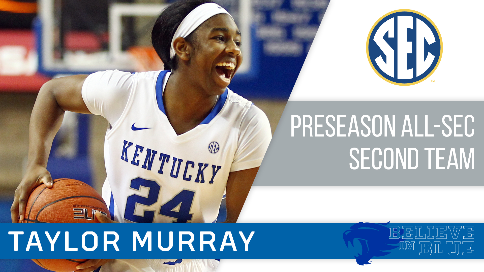 Murray Named Preseason All-SEC Second Team by League Coaches