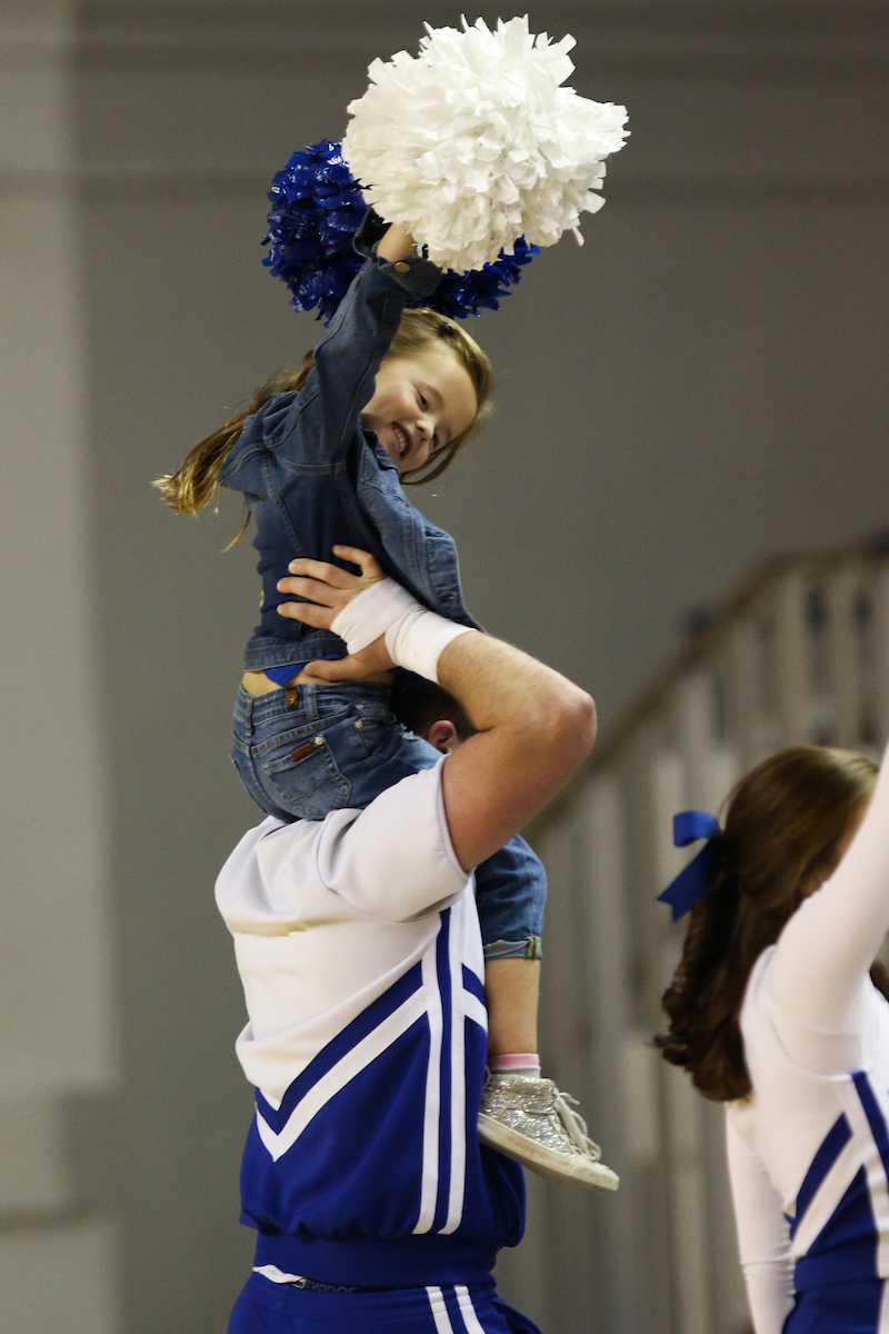 Cheerleaders.

UK women's basketball beat Southern 91-41.

Photo by Eddie Justice | UK Athletics