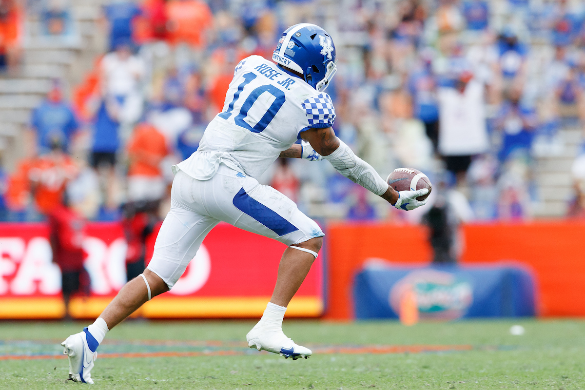 ASIM ROSE.

Kentucky falls to Florida, 34-10.

Photo by Elliott Hess | UK Athletics