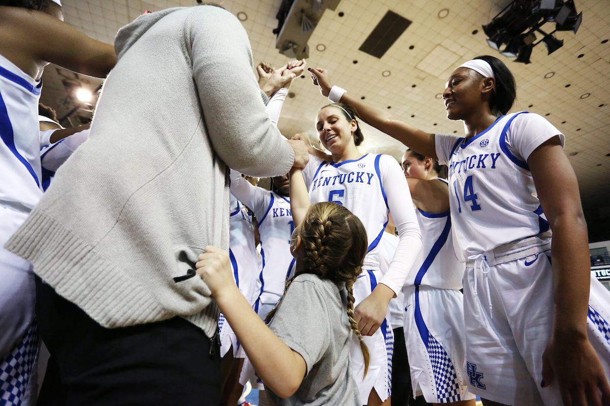 Saylor Rose Mitchell

The UK Women's Basketball team beats Mizzou. 

Photo by Britney Howard  | UK Athletics