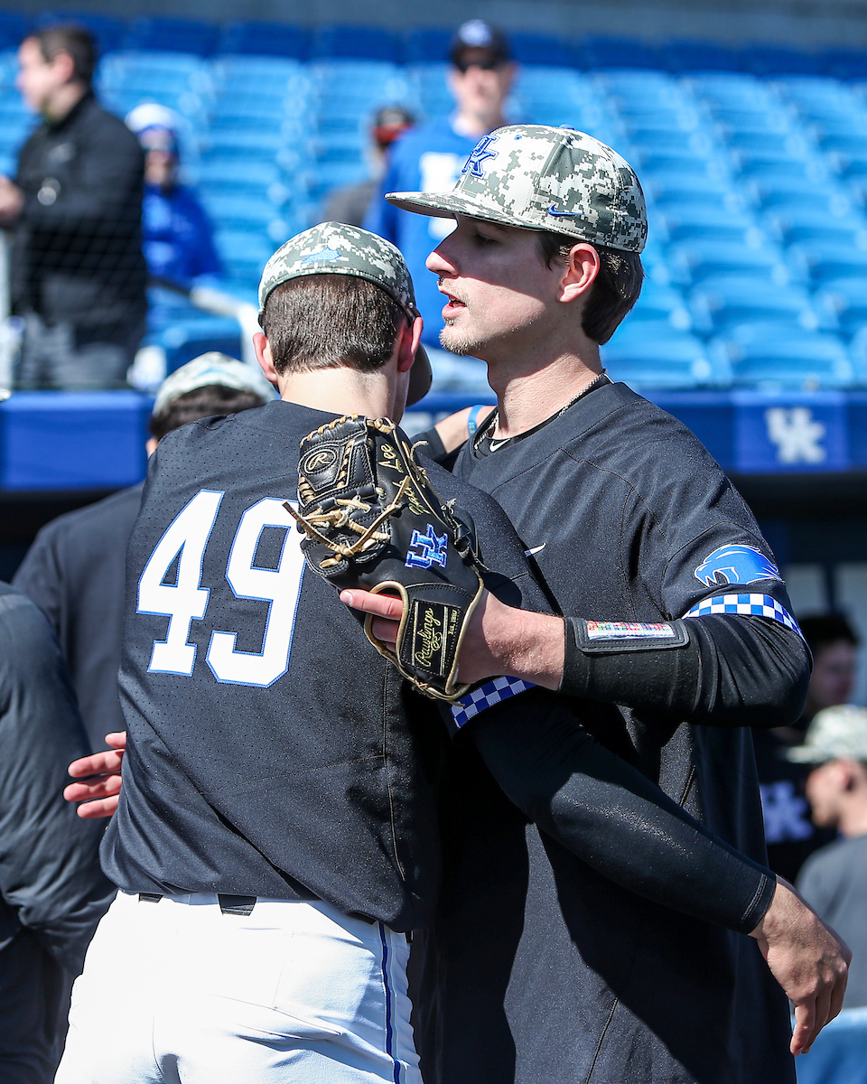 Zack Lee. 

Kentucky defeats Georgia 18-5.

Photo by Sarah Caputi | UK Athletics