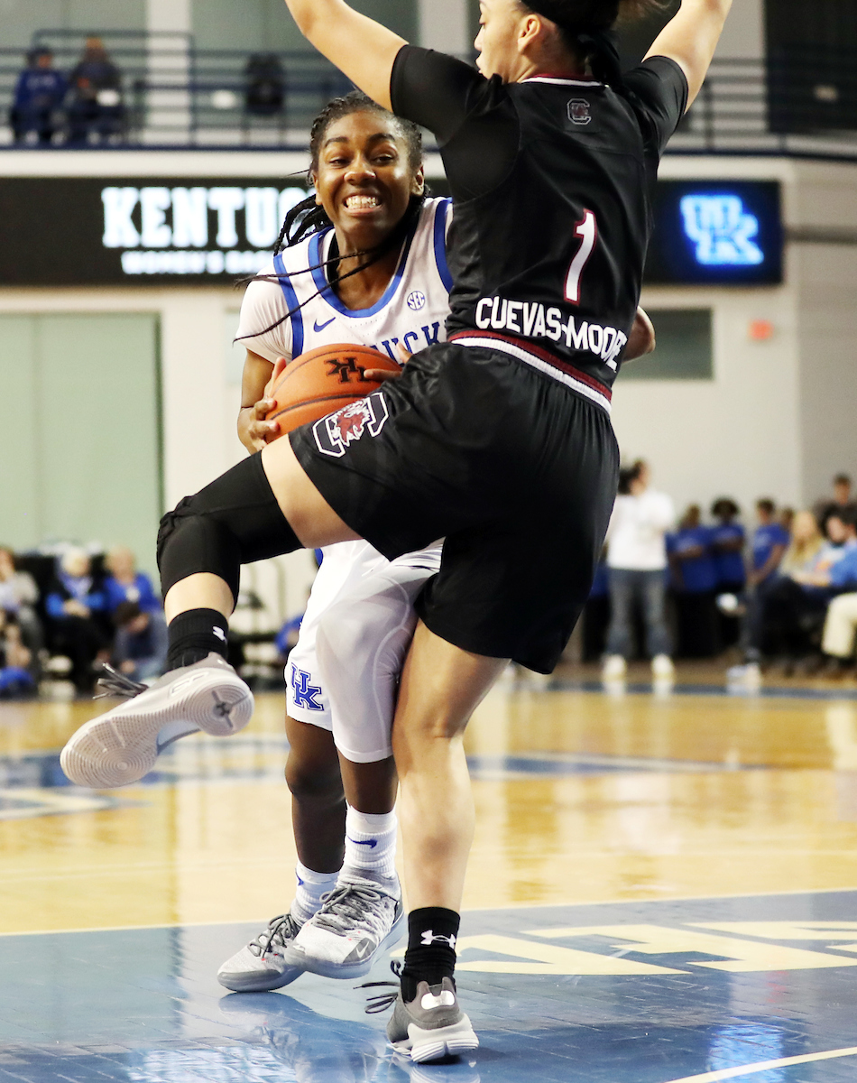 Taylor Murray
The UK Women's Basketball falls to South Carolina. 

Photo by Britney Howard | UK Athletics