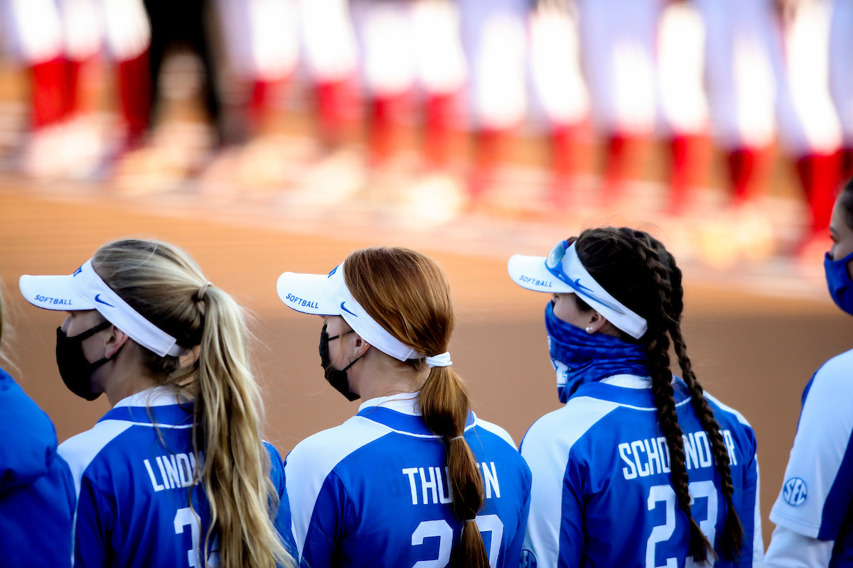 National Anthem.

Kentucky beat Louisville 6-5.

Photo by Chet White | UK Athletics