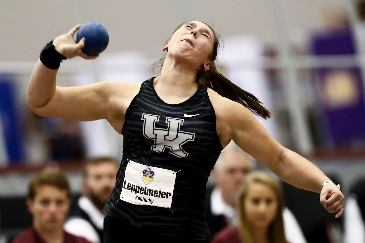 Molly Leppelmeier.

2020 SEC Indoors day one.

Photo by Chet White | UK Athletics