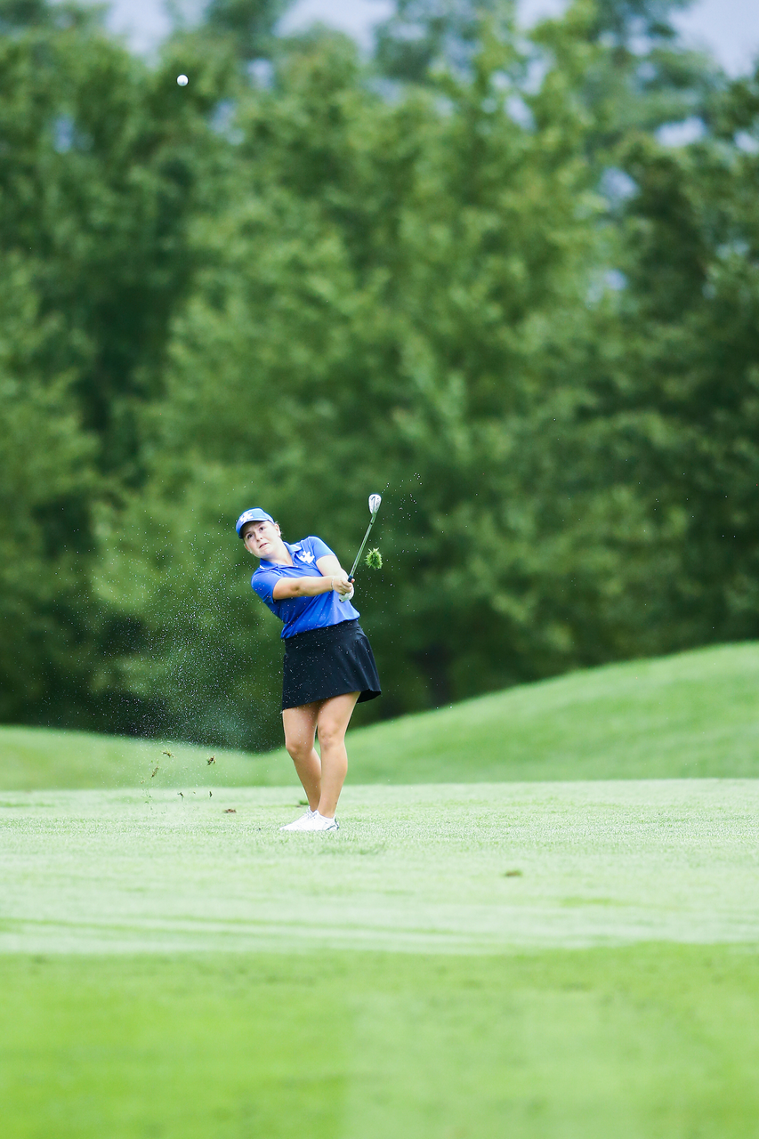 Janika Ruttimann.

Kentucky women's golf practice at the University Club of Kentucky.

Photo by Grant Lee | UK Athletics