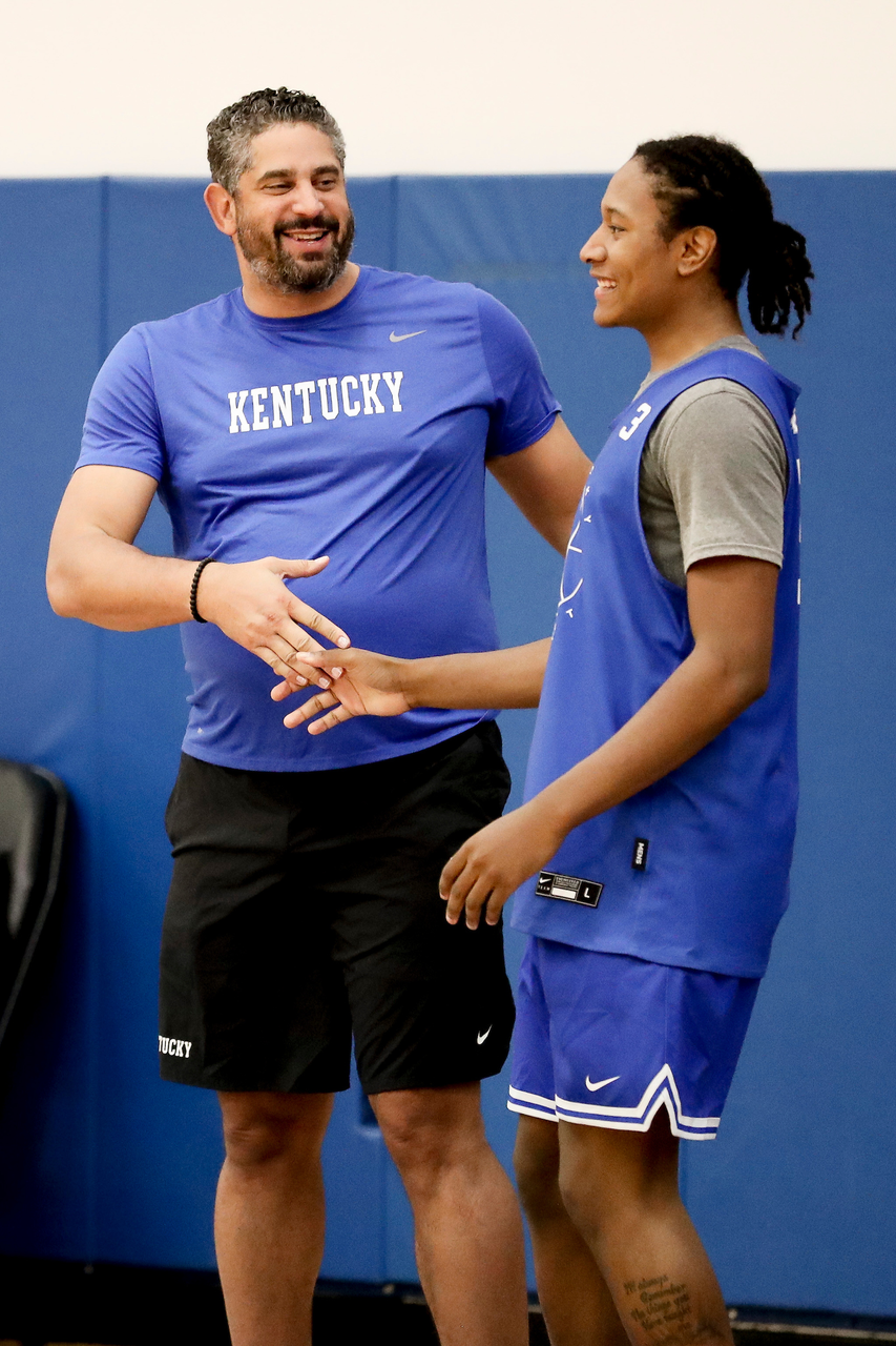 Orlando Antigua. TyTy Washington Jr.

First practice of the season.

Photos by Chet White | UK Athletics