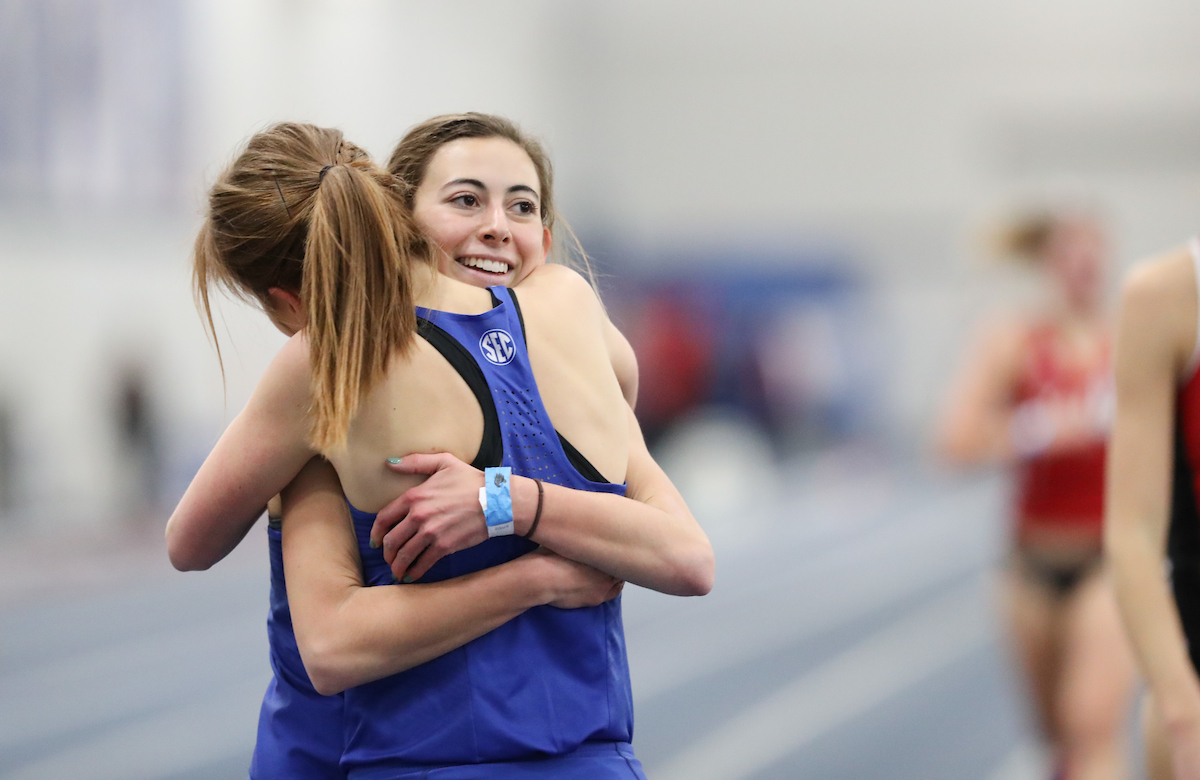 Sarah Crawford. Avery Bussjager.

The University of Kentucky Track and Field Team hosts the Kentucky Invitational on Saturday, January 13, 2018 at Nutter Field House. 

Photo by Elliott Hess | UK Athletics