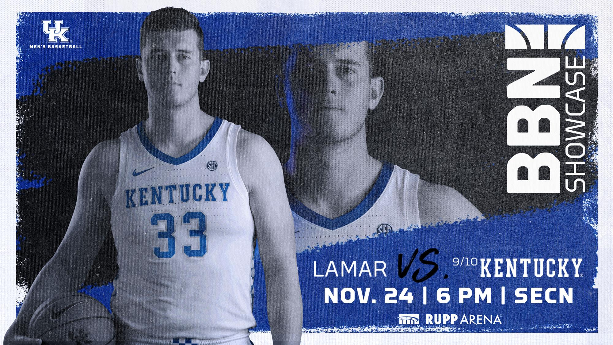 Kentucky Welcomes Lamar on Sunday