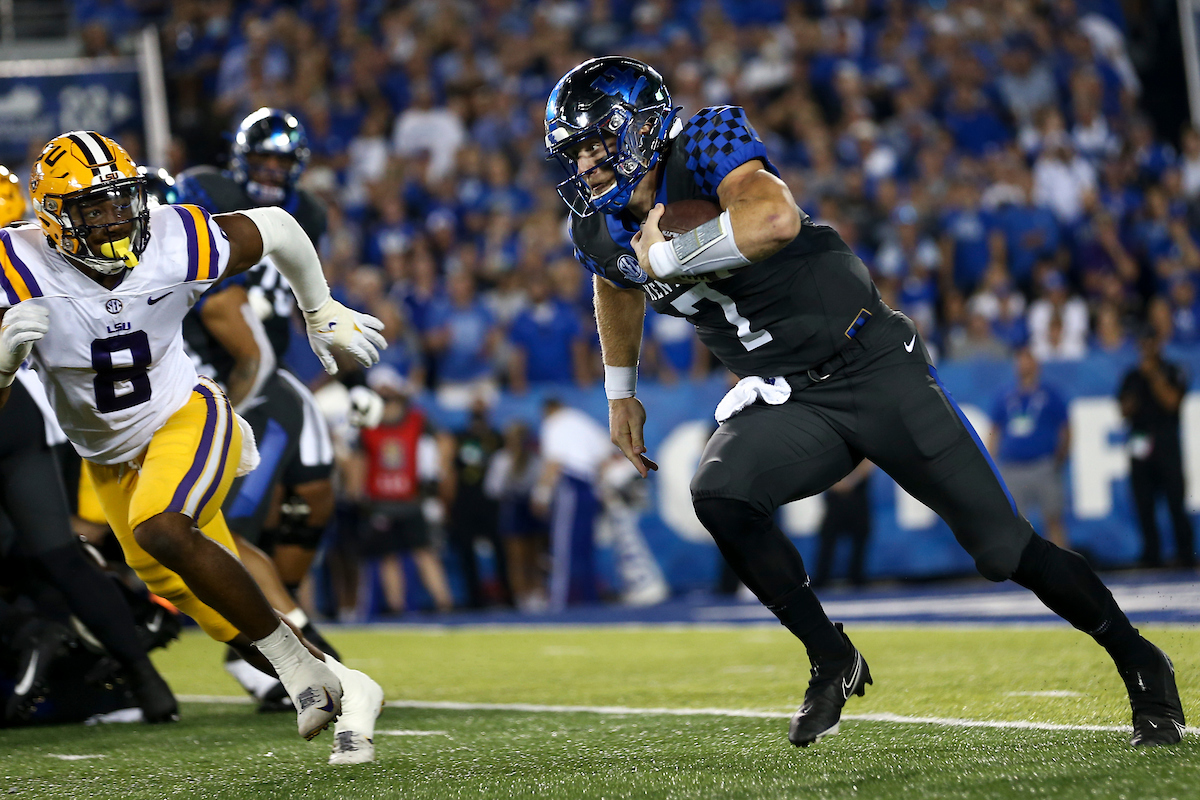 Will Levis.

UK beat LSU 42-21.

Photo by Grace Bradley | UK Athletics