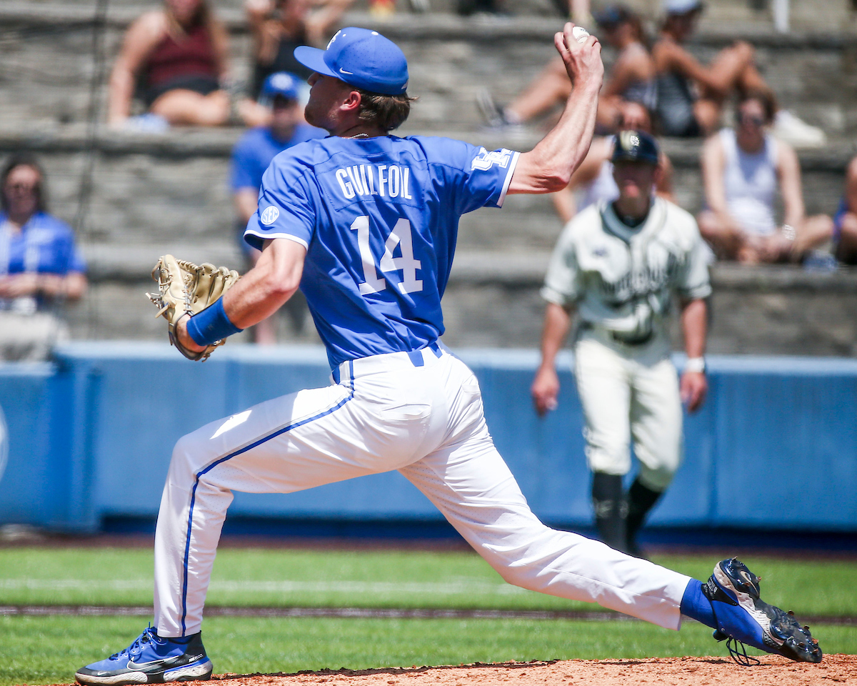 Tyler Guilfoil.

Kentucky beats Vanderbilt 3-2.

Photo by Sarah Caputi | UK Athletics