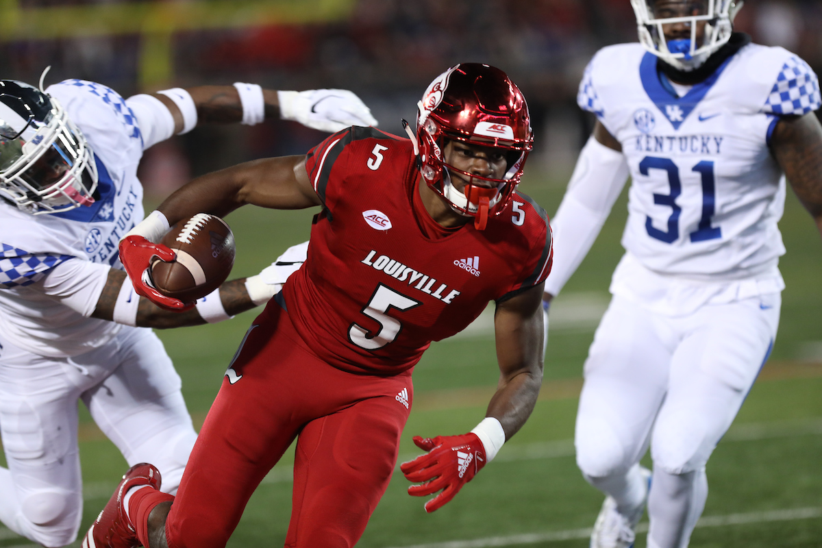 Jamar Watson

Kentucky Football beats Louisville at Cardinal Stadium 56-10.

Photo By Robert Burge l UK Athletics