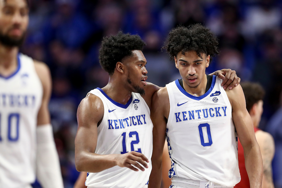 Keion Brooks Jr. Jacob Toppin.

Kentucky beat Alabama 90-81.

Photos by Chet White | UK Athletics