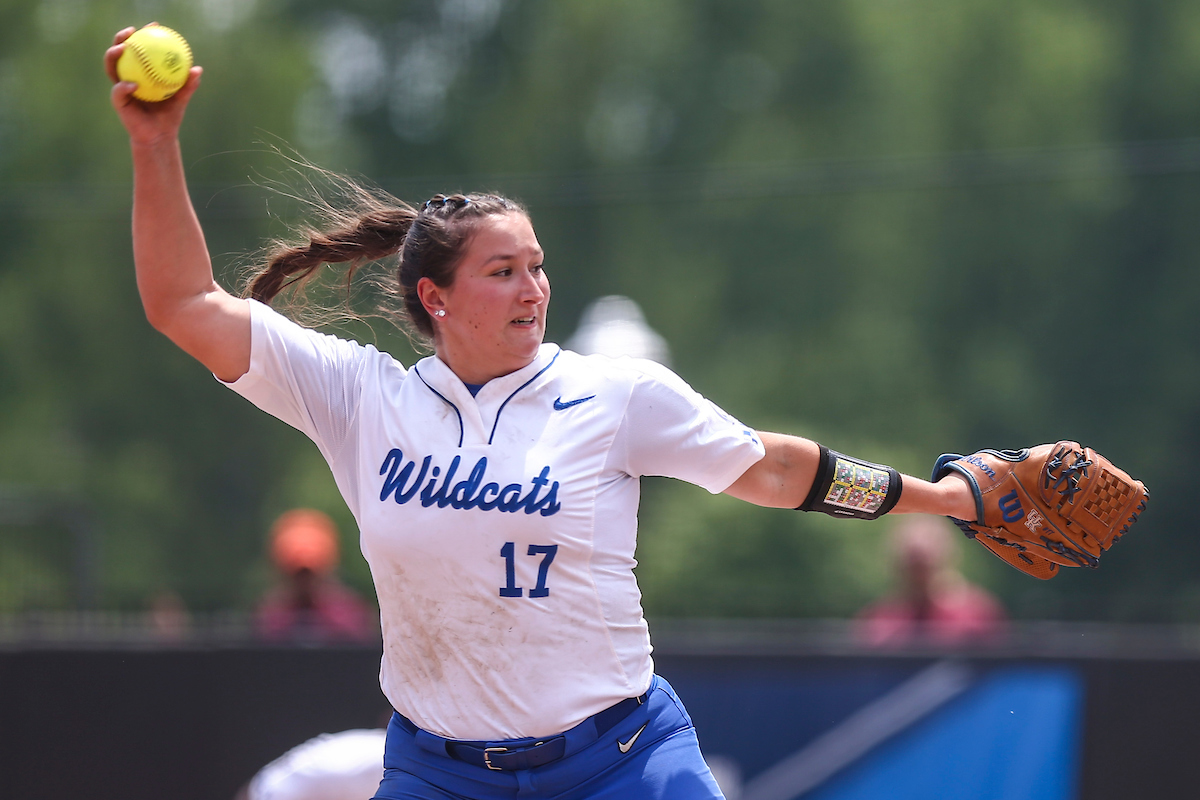 Sloan Gayan.

Kentucky falls to Virginia Tech 2-9.

Photo by Grace Bradley | UK Athletics