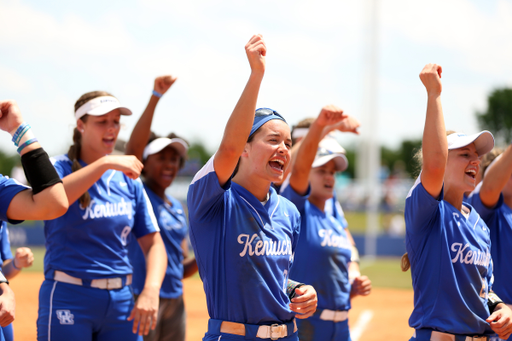 Bailey Vick

Softball beat Virginia Tech 8-1 in the second game of the NCAA Regional Tournament.

Photo by Britney Howard | UK Athletics