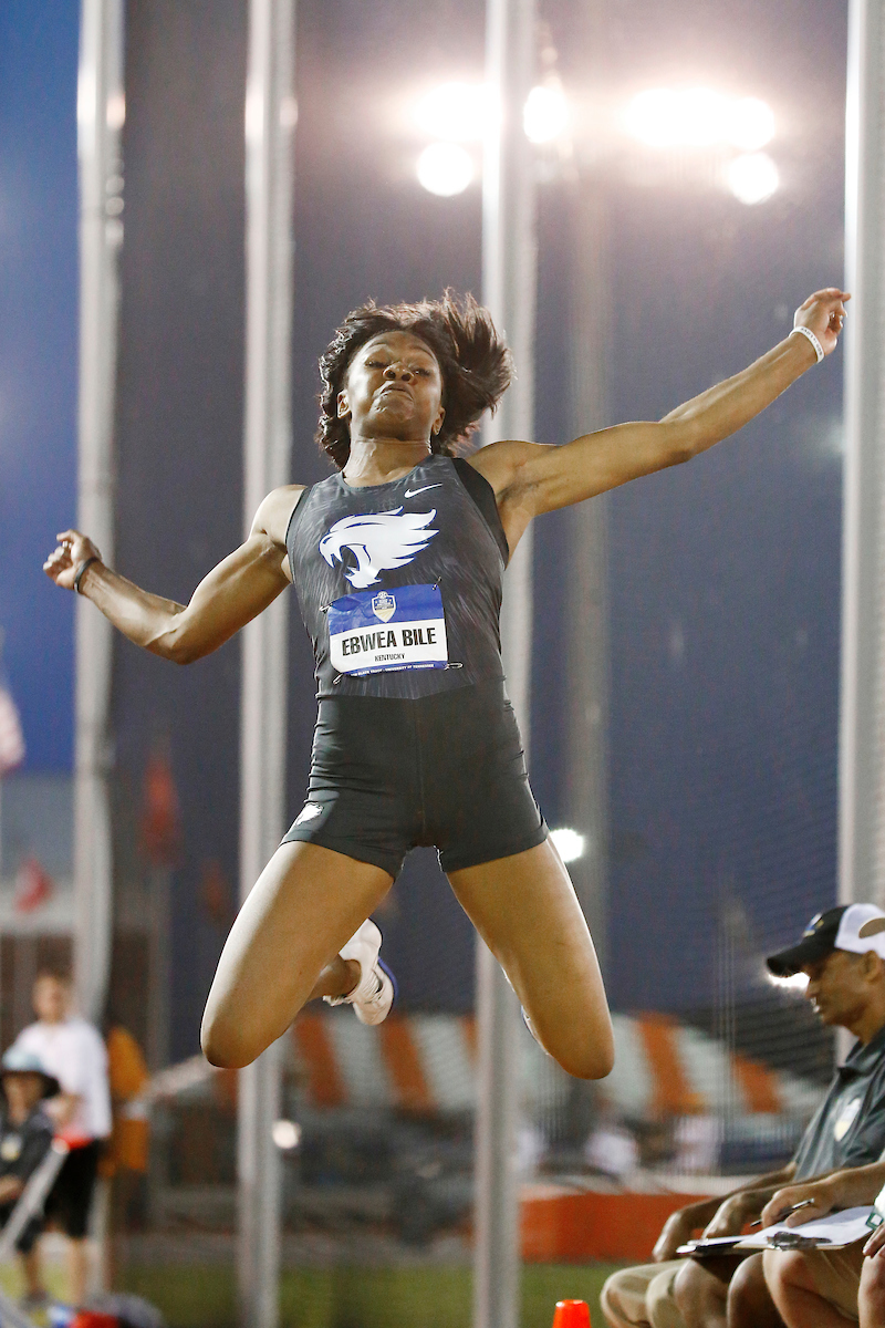 Marie Jose Ebwea-Bile.

Day two of the 2018 SEC Outdoor Track and Field Championships on Saturday, May 12, 2018, at Tom Black Track in Knoxville, TN.

Photo by Chet White | UK Athletics