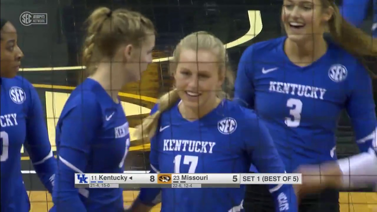 VB: Kentucky 3. Missouri 0