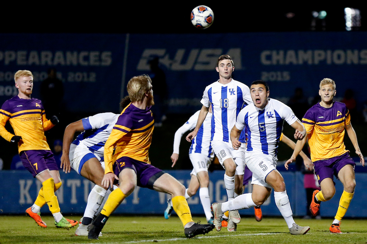 Leon Jones.

Men's soccer beats Lipscomb 2-1.

Photo by Quinn Foster | UK Athletics
