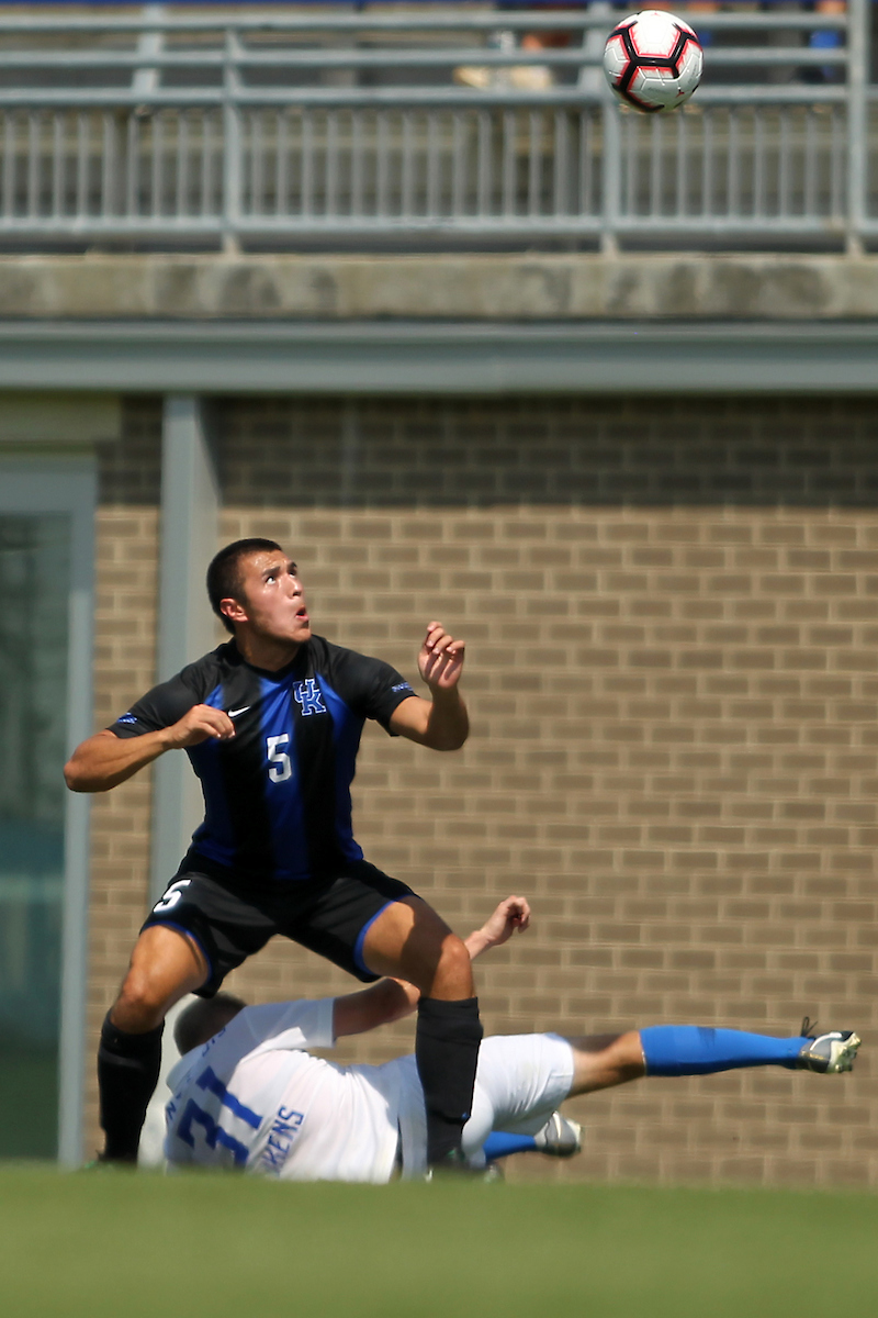 Leon Jones.

Kentucky men's soccer in action again S. Louis University in an exhibition match on Sunday, August 12th, 2018 at The Bell in Lexington, Ky.

Photo by Quinlan Ulysses Foster I UK Athletics