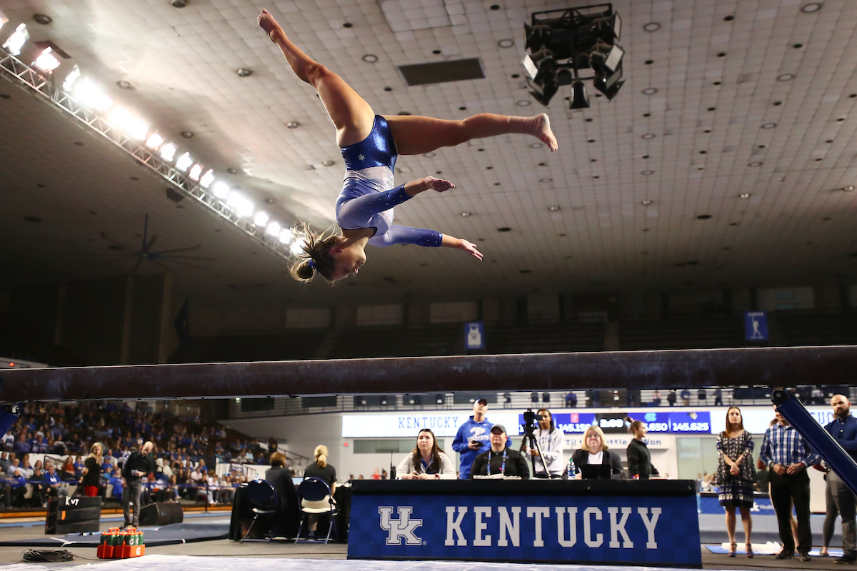Kentucky wins quad meet in Memorial Coliseum Debut.


Photo by Elliott Hess | UK Athletics