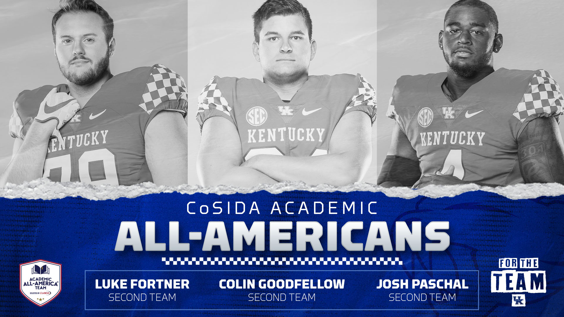 Three Wildcats Named to CoSIDA Academic All-America Team