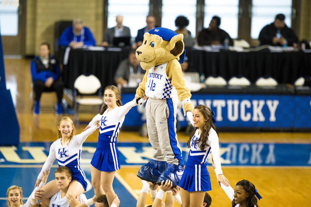 Cheer

UK women's basketball beats Morehead State. 

Photo by Maddie Baker  | UK Athletics