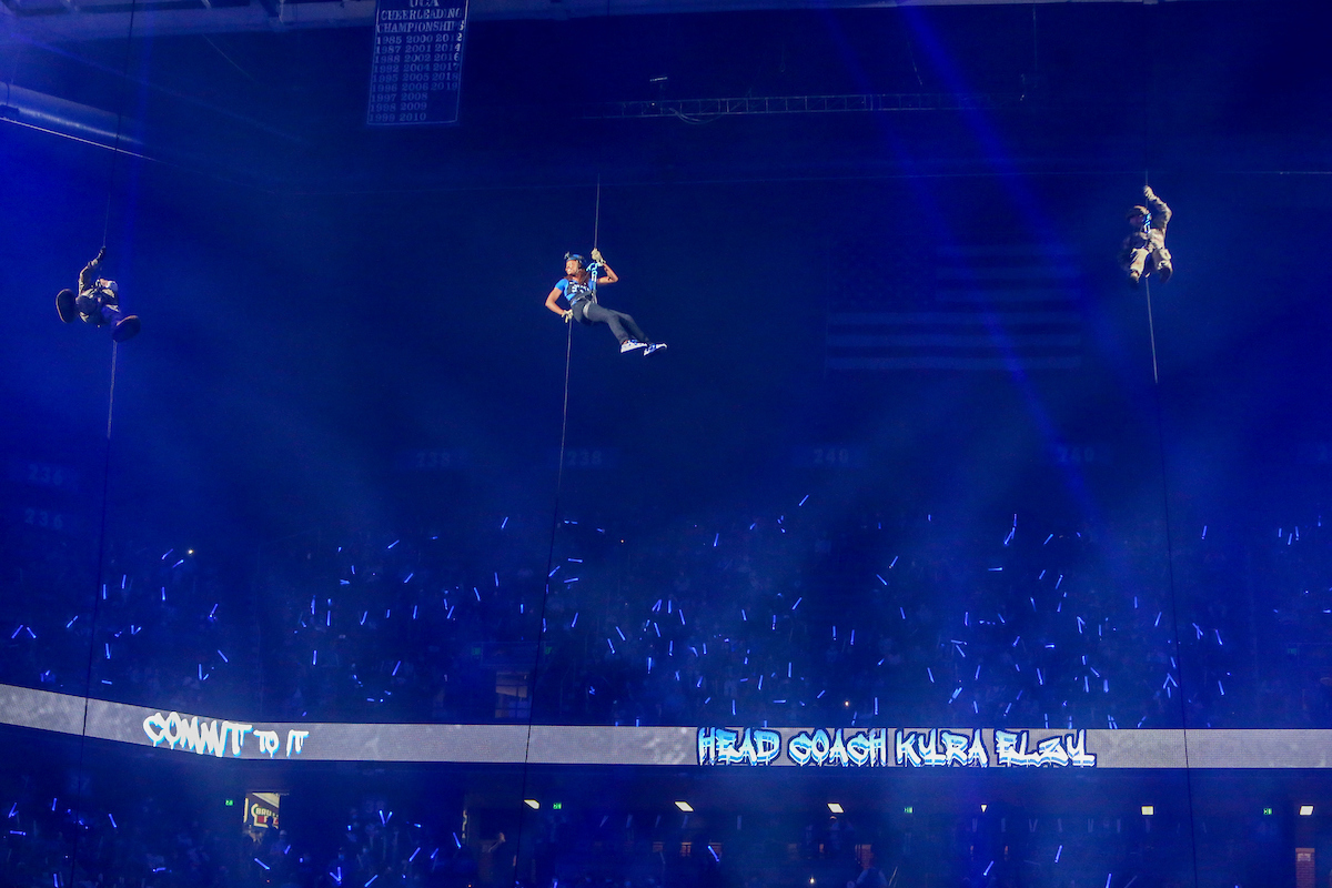 Coach Kyra Elzy.

Big Blue Madness.

Photo by Sarah Caputi | UK Athletics