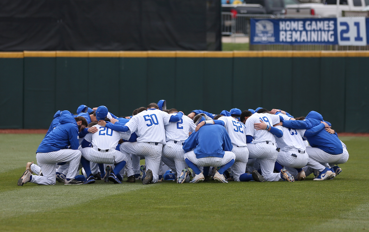 UK Baseball Team

The University of Kentucky baseball team beat Texas Tech 11-6 on Saturday, March 10, 2018, in Lexington?s Cliff Hagan Stadium.

Barry Westerman | UK Athletics