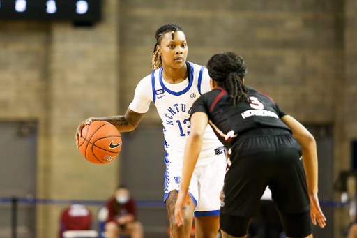 Jazmine Massengill.

Kentucky falls to South Carolina 75-70.

Photo by Hannah Phillips | UK Athletics