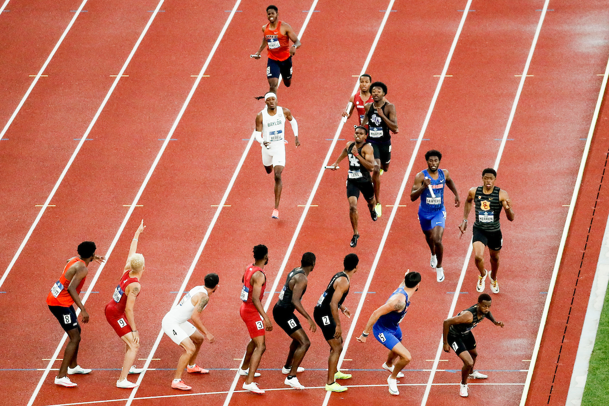 Lance Lang. Dwight St. Hillaire.

Day 1. 2021 NCAA Track and Field Championships.

Photo by Chet White | UK Athletics
