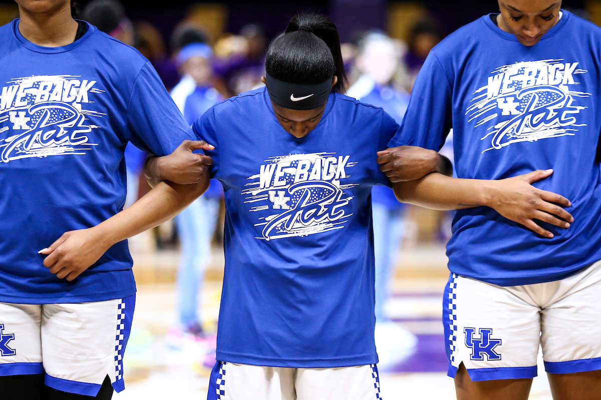 Chasity Patterson. 

Kentucky falls to LSU 65-59. 

Photo by Eddie Justice | UK Athletics