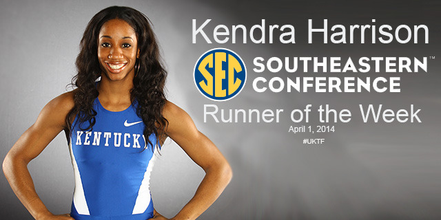 Kendra Harrison Named SEC Runner of the Week