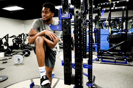 Keion Brooks Jr.

The Kentucky men's basketball team participating in its summer strength and conditioning program.

Photo by Chet White | UK Athletics