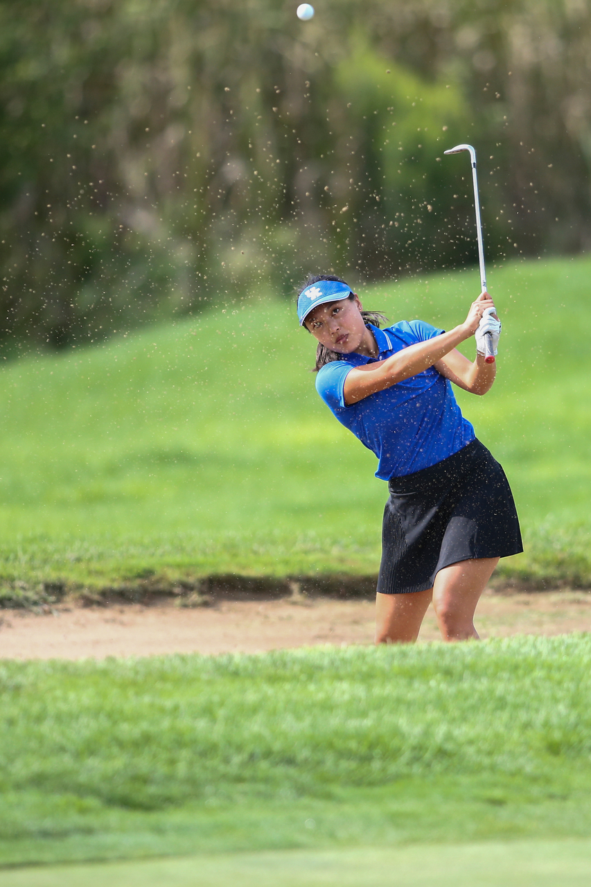 Josephine Chang.

Kentucky women's golf practice at the University Club of Kentucky.

Photo by Grant Lee | UK Athletics