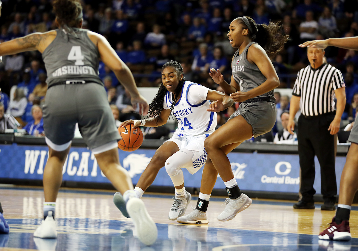 Taylor Murray 

The UK women's basketball team falls to Texas A&M on Thursday, November 28, 2019.

Photo by Britney Howard | UK Athletics