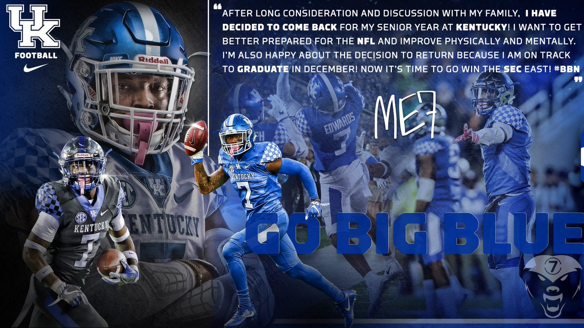 UK’s Mike Edwards Bypasses NFL Draft, Returns for Senior Season