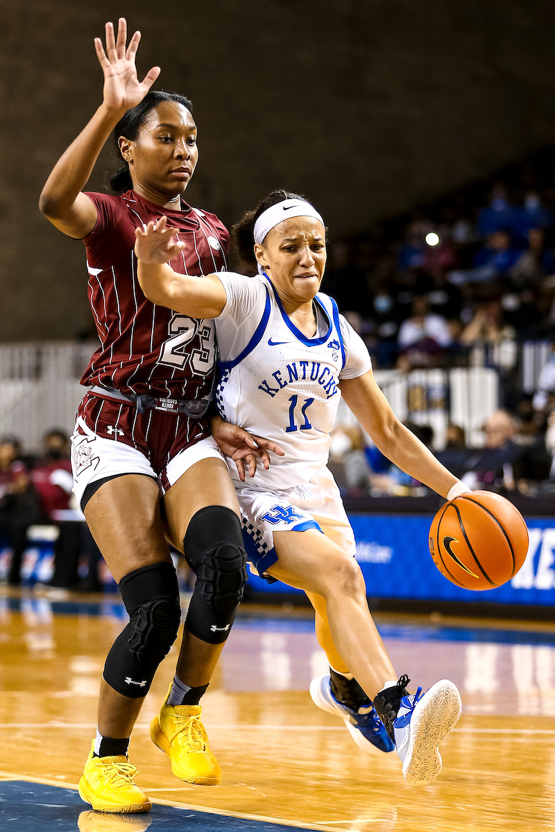 Jada Walker.

Kentucky loses to South Carolina 59-50..

Photo by Eddie Justice | UK Athletics