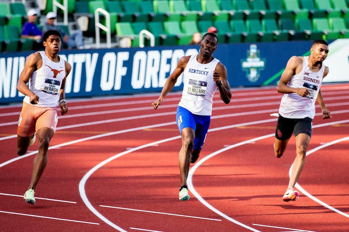 Dwight St. Hillaire.

Day one. NCAA Track and Field Outdoor Championships.

Photo by Chet White | UK Athletics