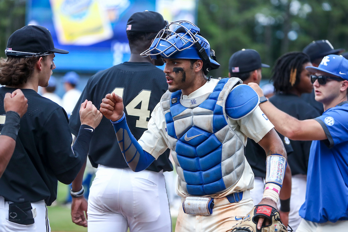 Devin Burkes.

Kentucky beats Vanderbilt 10-2.

Photo by Sarah Caputi | UK Athletics