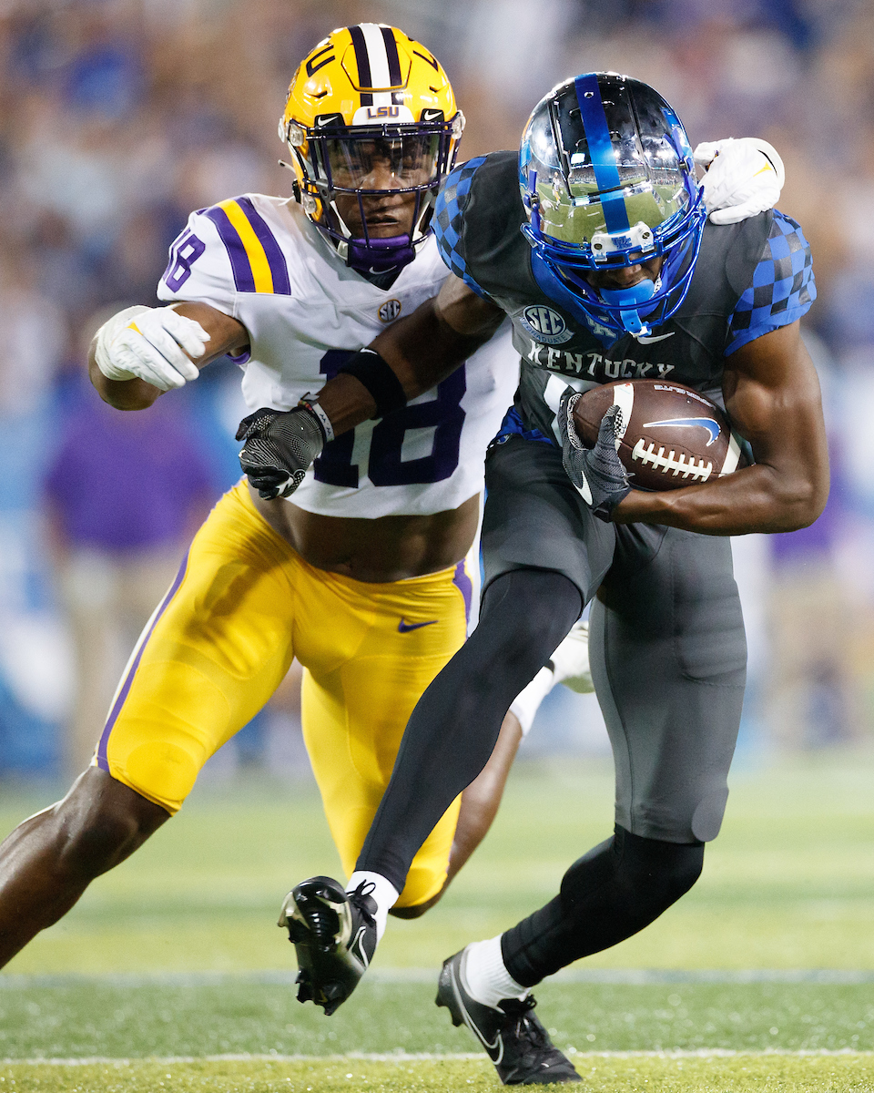 Isaiah Epps.

UK beat LSU 42-21.

Photo by Elliott Hess | UK Athletics