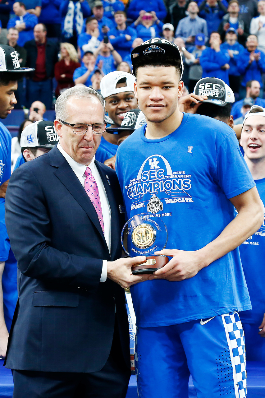 Kevin Knox.

The University of Kentucky men's basketball team beat Tennessee 77-72 to claim the 2018 SEC Men's Basketball Tournament championship at Scottrade Center in St. Louis, Mo., on Sunday, March 11, 2018.

Photo by Chet White | UK Athletics