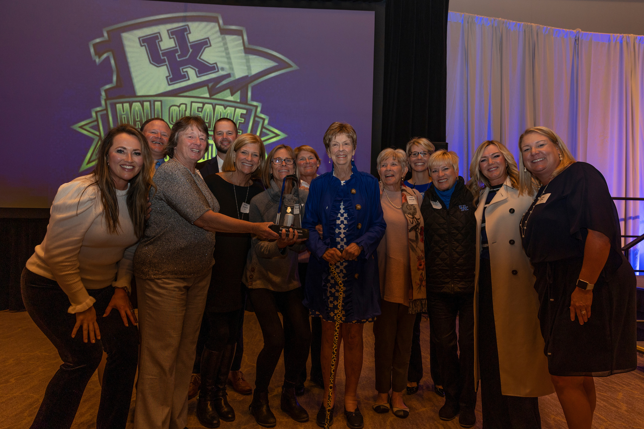 Bettie Lou Evans.

The 2020 and 2021 UK Athletics Hall of Fame classes were inducted Thursday night at Central Bank Center.

Photo by Grant Lee | UK Athletics