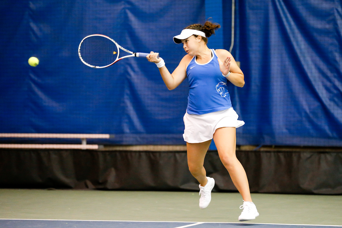 Alexis Merrill.

Kentucky women's tennis hosts Kennesaw State.

Photo by Isaac Janssen | UK Athletics