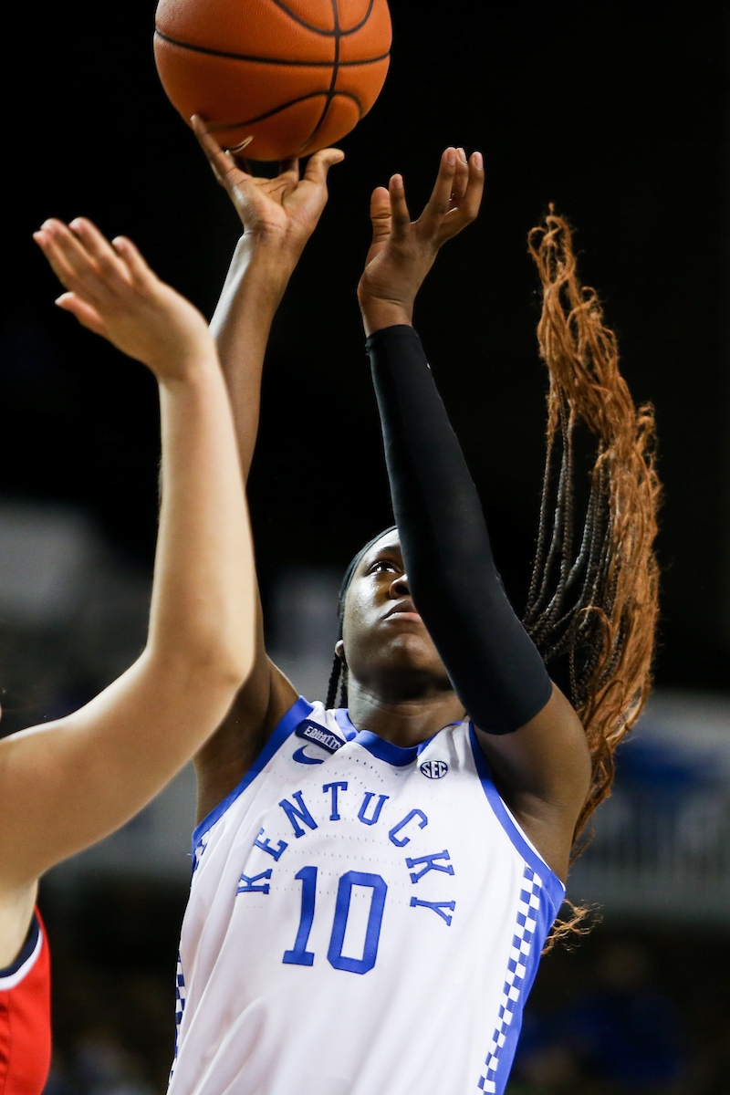 Rhyne Howard.

Kentucky beats Samford 88-54.

Photo by Hannah Phillips | UK Athletics
