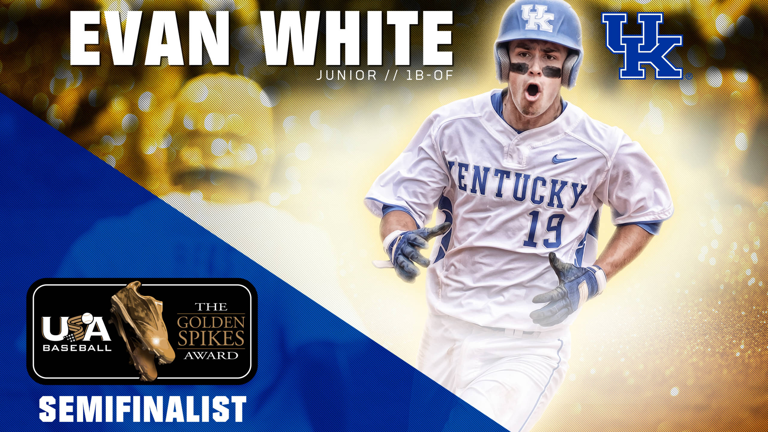 Evan White Named Golden Spikes Award Semifinalist