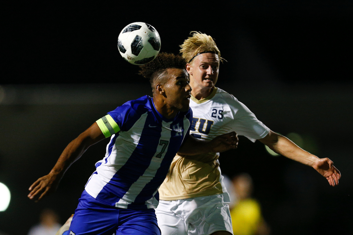 JJ Williams.

Men's Soccer falls to Florida International 3-2.

Photo by Michael Reaves | UK Athletics