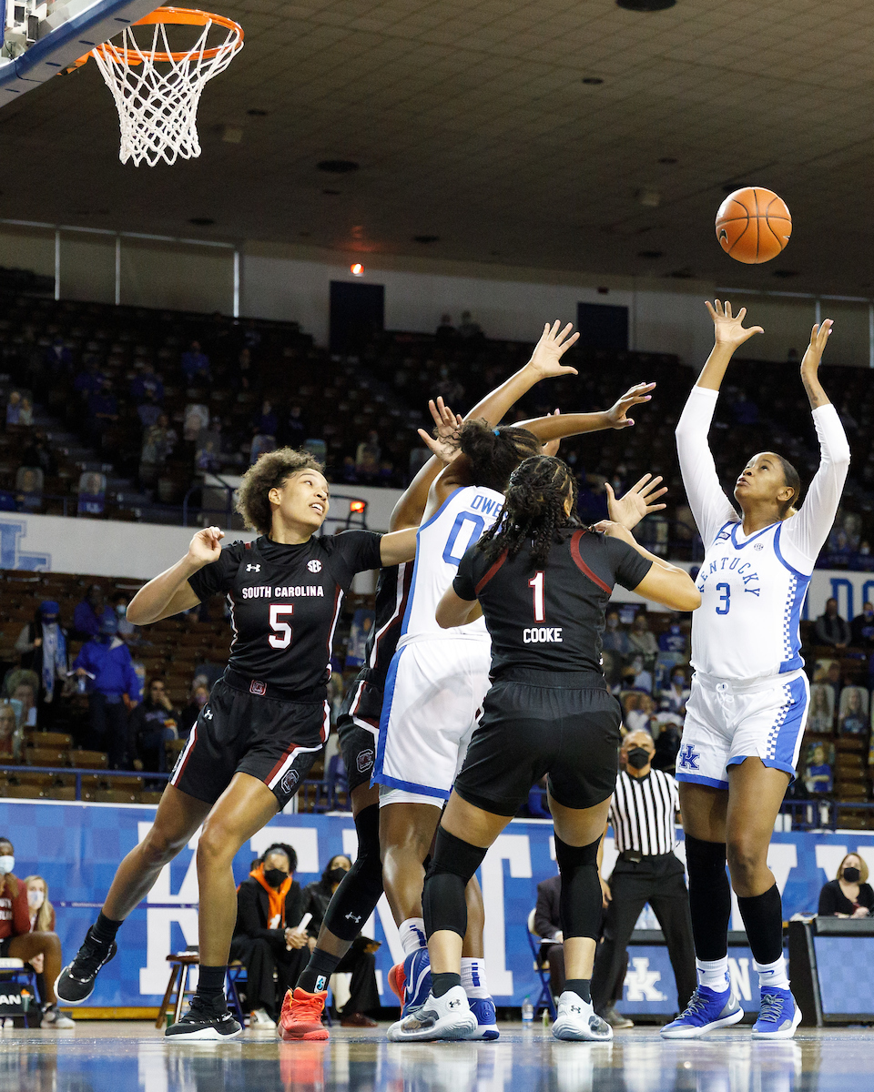Keke McKinney.

Kentucky falls to South Carolina 75-70.

Photo by Elliott Hess | UK Athletics